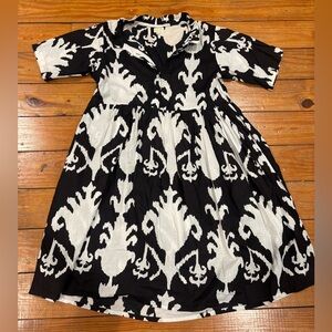 (980)*FLORAL FLOWY DRESS*